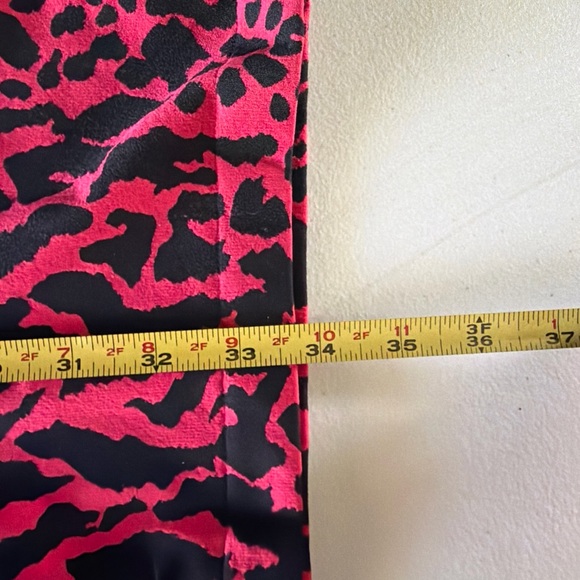 Wolford Fuchsia and Black Patterned Midi Dress - Picture 3 of 3